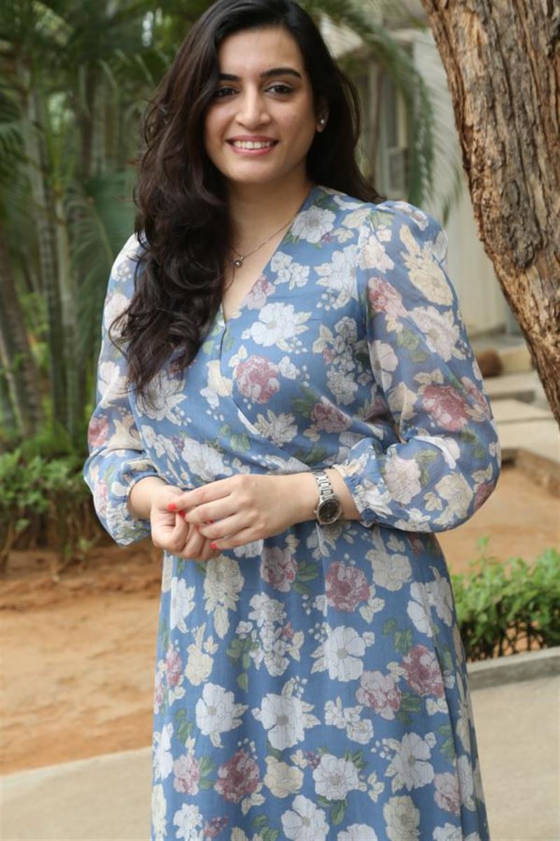 Telugu Actress Krishna Manjusha at Konchem Hatke Movie Launch